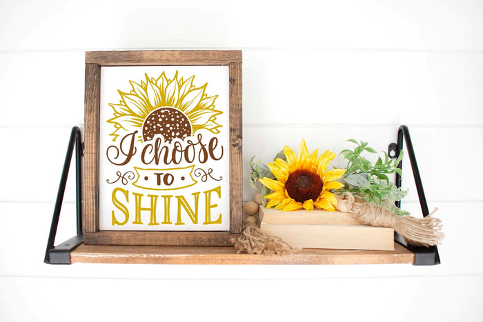 I Choose to Shine 12" x 14" Framed