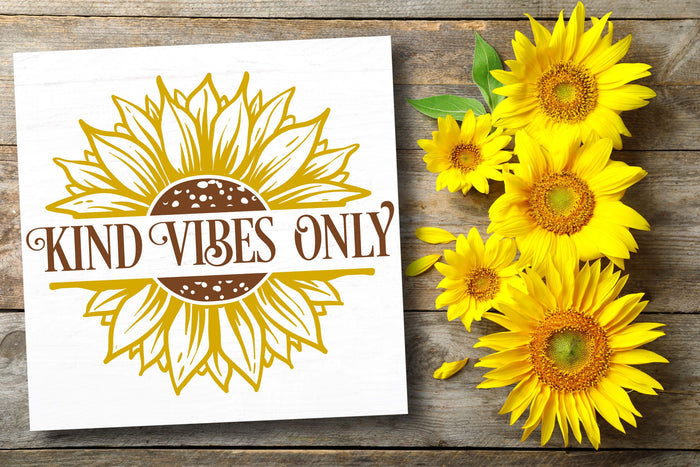 Kind Vibes Only 12" Square