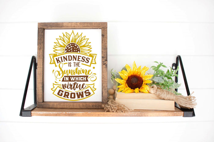 Kindness is the Sunshine 12" x 14" Framed