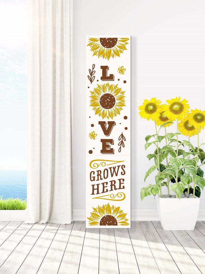 Love Grows Here 4' Leaner