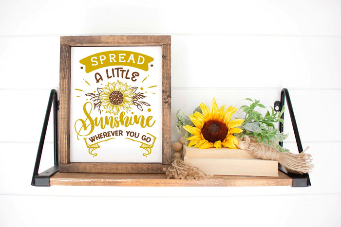 Spread a Little Sunshine 12" x 14" Framed