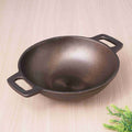 Super Smooth Cast Iron Kadai 1/1.3L (Wok Model), Pre-seasoned, Naturally Nonstick, 100% Pure, Toxin-free