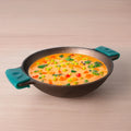 Super Smooth Cast Iron Kadai 2.5L 2.4Kg, Naturally Non-stick, Premium Quality, Toxin-free