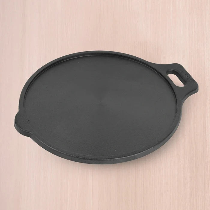 Super Smooth Cast Iron Tawa 28/30.2cm Pre-seasoned, Naturally Nonstick, 100% Pure, Toxin-free, Induction 2.3/2.4kg