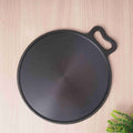 Super Smooth Cast Iron Tawa 30.5cm + Free  110 Spatula, Pre-seasoned, Naturally Nonstick, 100% Pure, Toxin-free 2.3kg