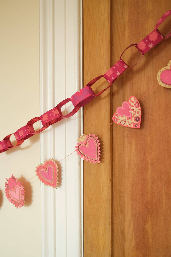 SWEET HEARTS SEWN GARLAND