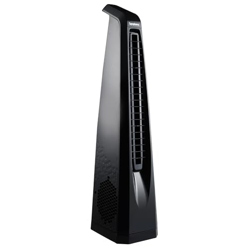 Symphony Surround B Tower Fan – Sleek Black Design with Remote Control