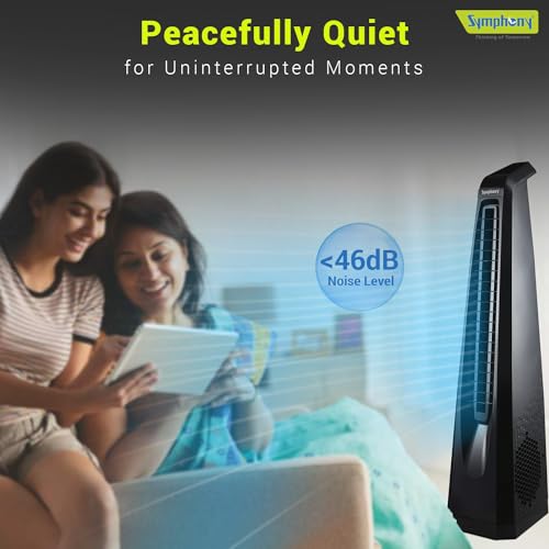 Whisper-Quiet BLDC Motor Tower Fan for Home Cooling