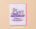 Thanks for Hosting Host Gift Holiday Letterpress Greeting Card