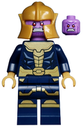 Thanos - Minifigure, Dark Blue and Gold Outfit, Printed Legs