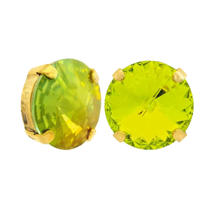 The Basics Earrings in Citrus Lime