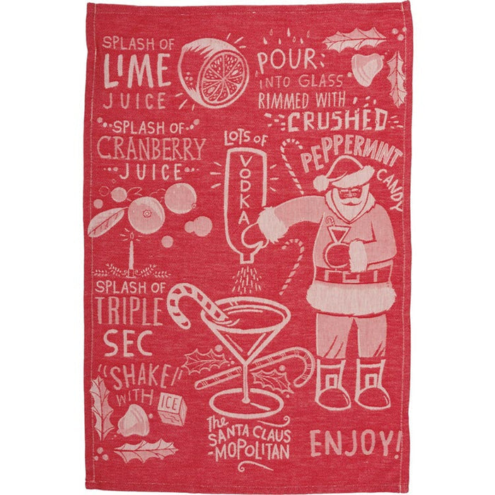 The Santa Claus-mopolitan Jacquard Kitchen Towel