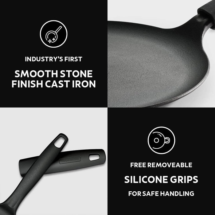 Non-Toxic, Eco-Friendly Cast Iron Dosa Tawa for Traditional Cooking
