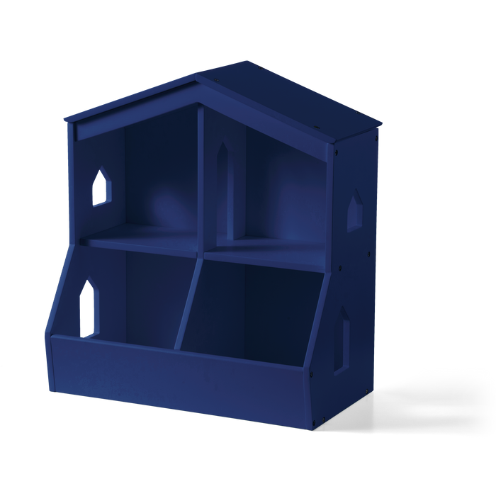 Trellis Storage Cubby Bookcase