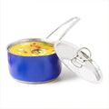 Tri-Steel Premium Stainless Steel Saucepan/ Milk/ Tea Pan, Tri-ply (3 Layer) Induction Bottom, Steel Lid
