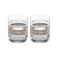 Truro Platinum Double Old Fashion Set of Two By Michael Wainwright