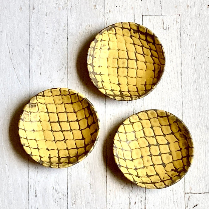Turmeric Dessert Bowl, Set of 3