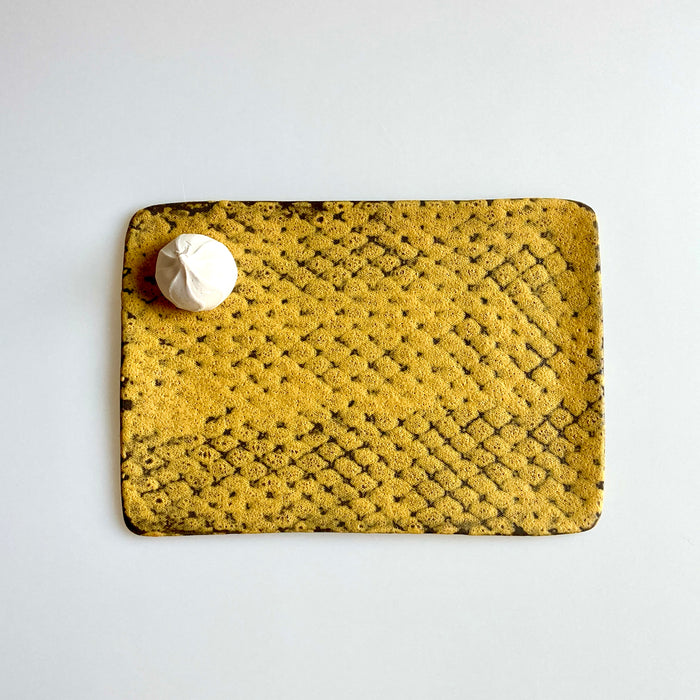 Turmeric Medium Rectangular Serving Tray