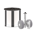 Ultra Spice Mix Drum 0.75L capacity AISI 304 stainless steel attachment for wet grinders