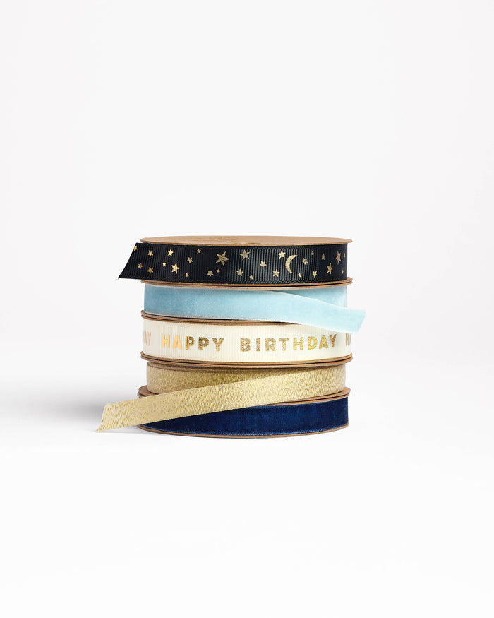 Velvet Ribbon - Navy Blue
