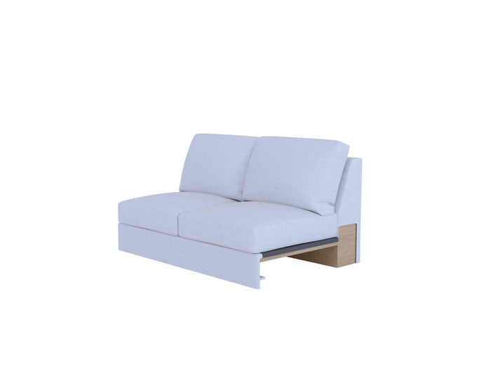 Vimle Loveseat Sleeper section cover, Convertible Sofa Bed Cover - LindaKale