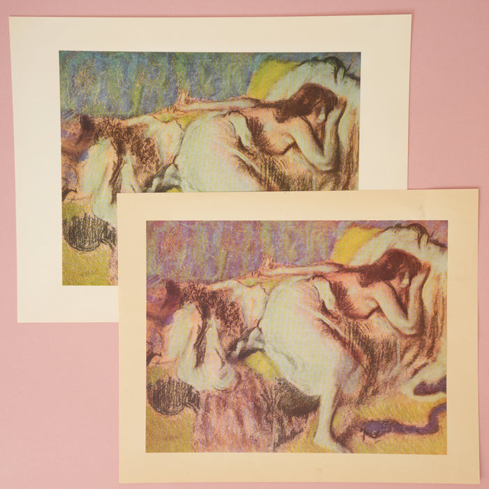Vintage 1952 Degas "Repose" Art Print
