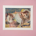 Vintage 1952 Degas "Repose" Art Print
