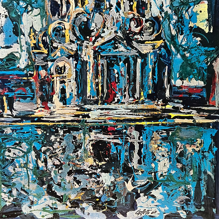 Vintage 1962 Mario Carletti "The Church 'Madonna della Salute' Venice" Art Print