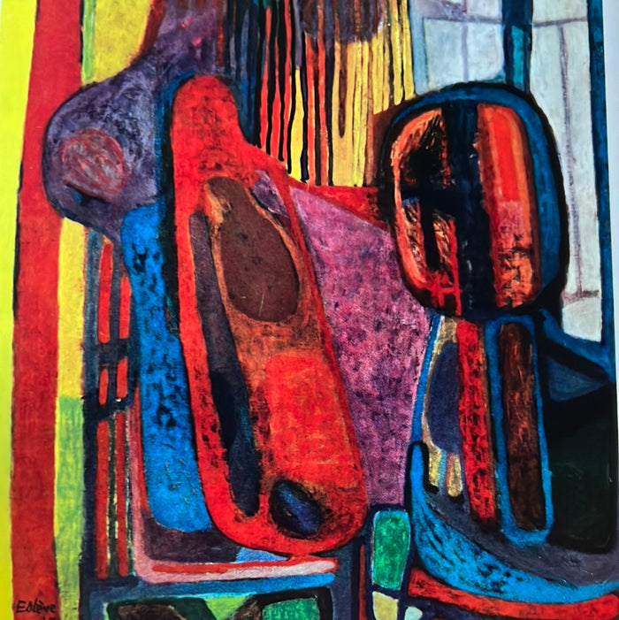 Vintage 1962 Maurice Estève "The Sculptor" Art Print