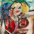 Vintage 1962 Willem de Kooning "Portrait of a Woman" Art Print