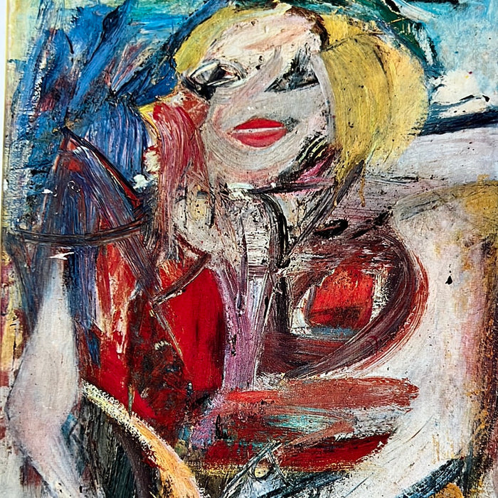 Vintage 1962 Willem de Kooning "Portrait of a Woman" Art Print