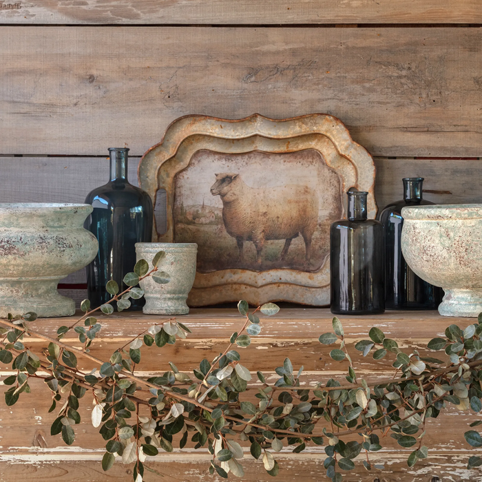 Vintage Sheep Trays Set/2