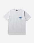 Stüssy Wave Oval Tee White T-Shirts Shortsleeve 1905181SJ 1201