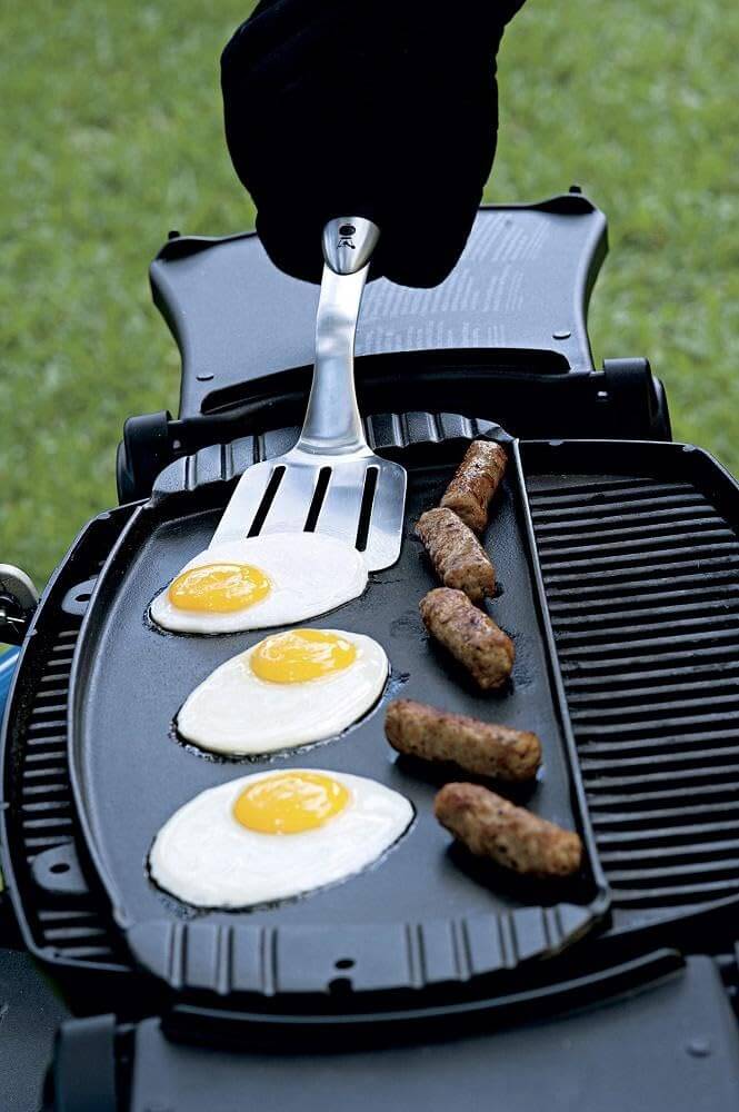 Weber Barbecue Tools 2 Piece Set – Stainless Steel Tongs & Spatula