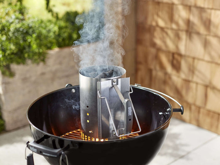 Weber Metal Chimney Starter Large Rapidfire (1.5 Kg, Black)