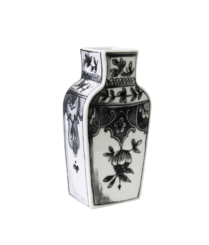 Well Versed - Gray - 7" Small Vase