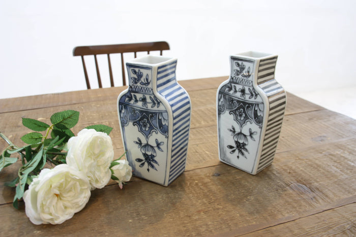 Well Versed - Gray - 7" Small Vase
