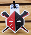 Wheeling Nailers Red Mask Sticker