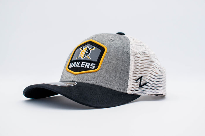 Wheeling Nailers Zephyr Suit Trucker Hat
