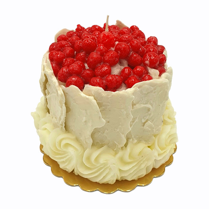 White Chocolate Cake-shaped candle