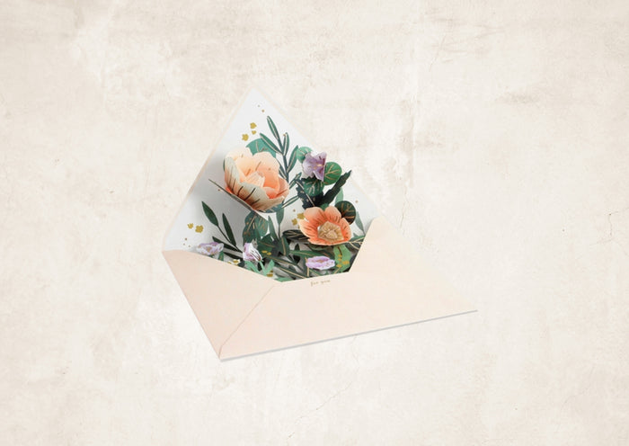 Wildflower Pop-up Envelope