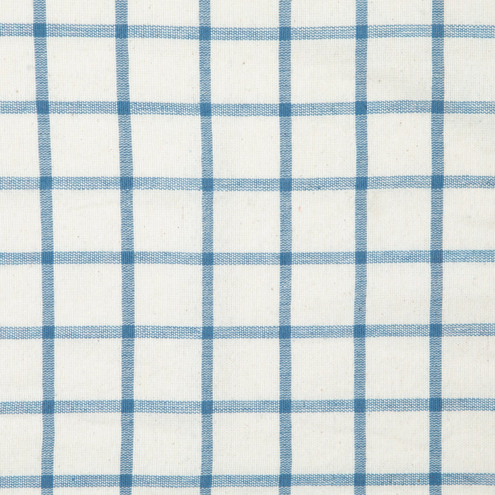 Windowpane Napkins Blue & Natural, Set of 4