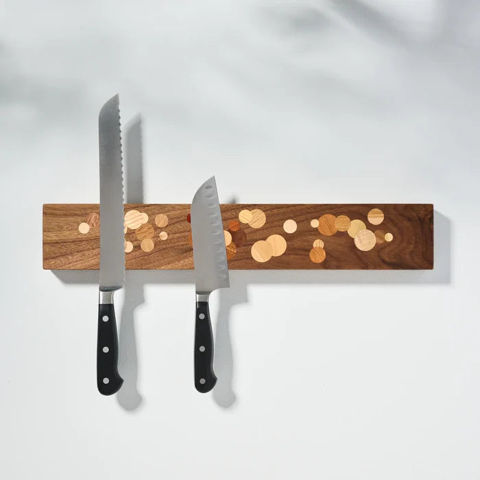 YAYOI Walnut Magnetic Knife Holder