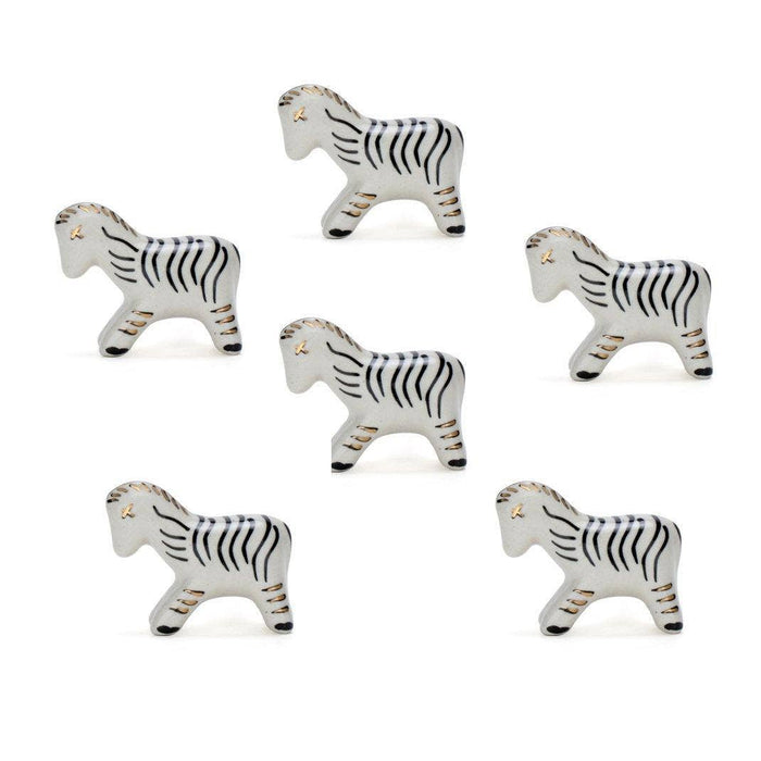 Zebra Ceramic Knob