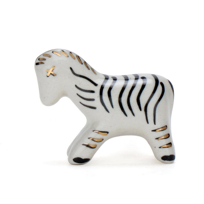 Zebra Ceramic Knob