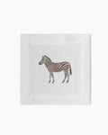 Zebra Linen Cocktail Napkins